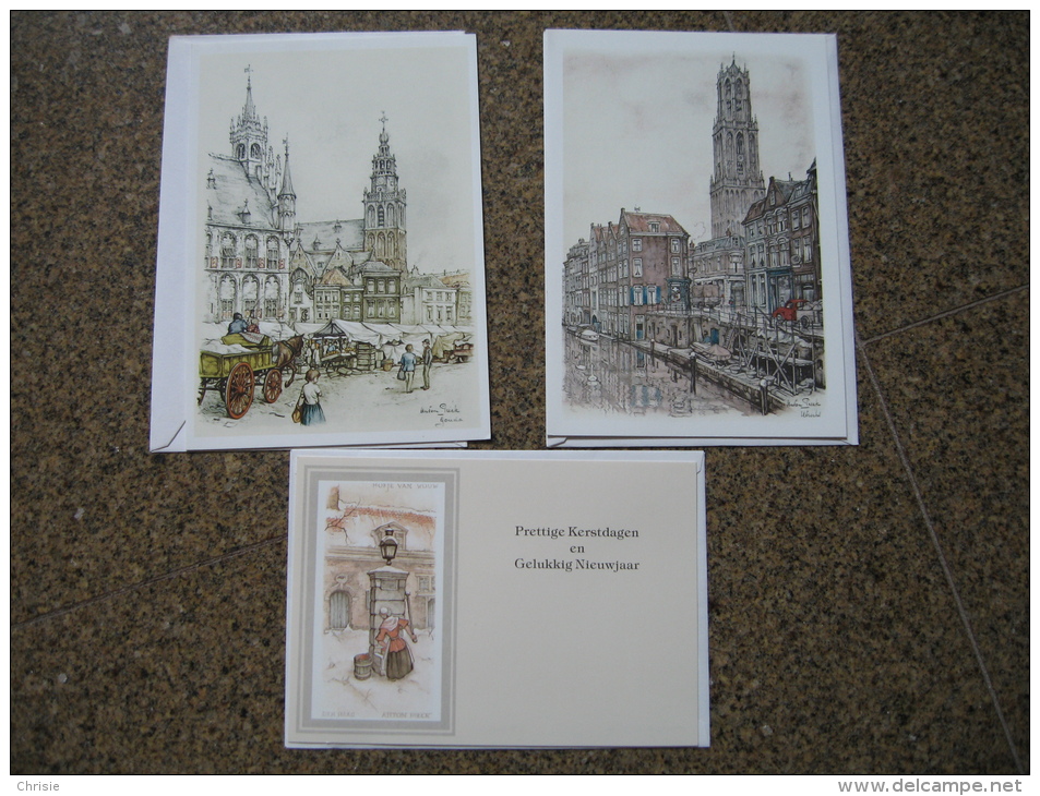 Kunstkaart 3x Anton PIECK KUNSTENAAR FANTASIEKAART L288 - Sonstige & Ohne Zuordnung