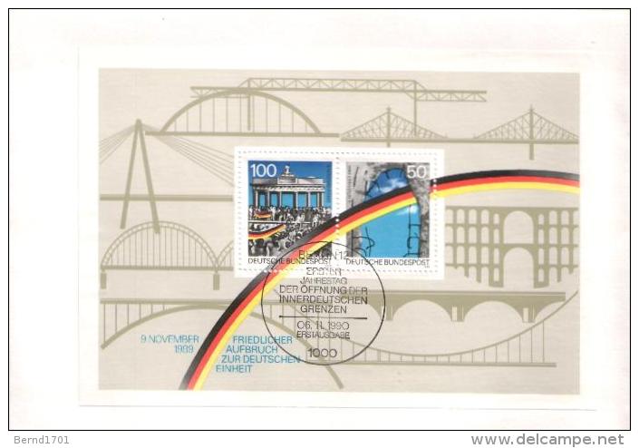 Germany - Block 22 FDC (X557)- - 1981-1990