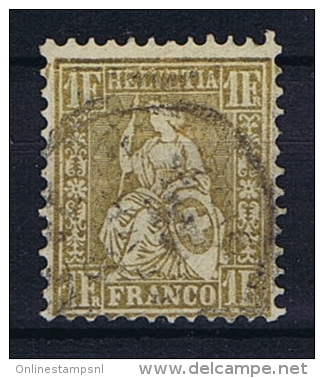 Switserland/Schweiz:  1862 Mi 28  Used - Used Stamps