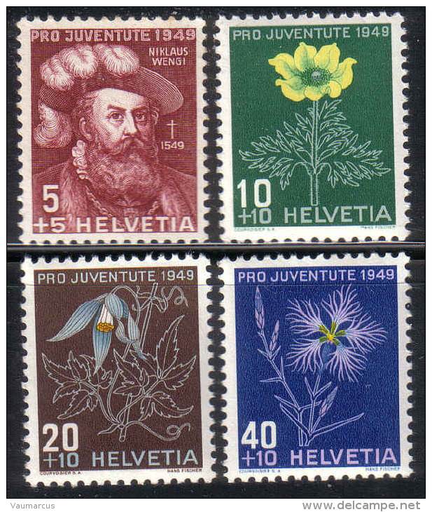 1949 PRO JUVENTUTE ** / MNH Série Complète - Neufs