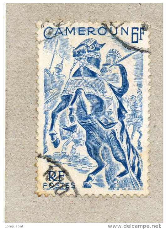 CAMEROUN: Cavaliers Du Lamido (chef) - Cheva Harnaché L Et Cavalier - Folklore - Tradition - - Used Stamps