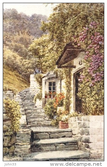 A.R. Quinton - Cottages At North Hill In Clovelly, Devon  -  2949 - Quinton, AR