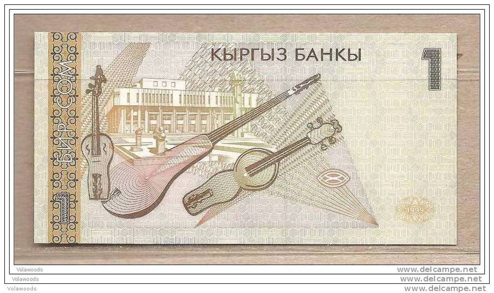 Kirghizistan  - Banconota Non Circolata Da 1 Som - 1999 - - Kirghizistan