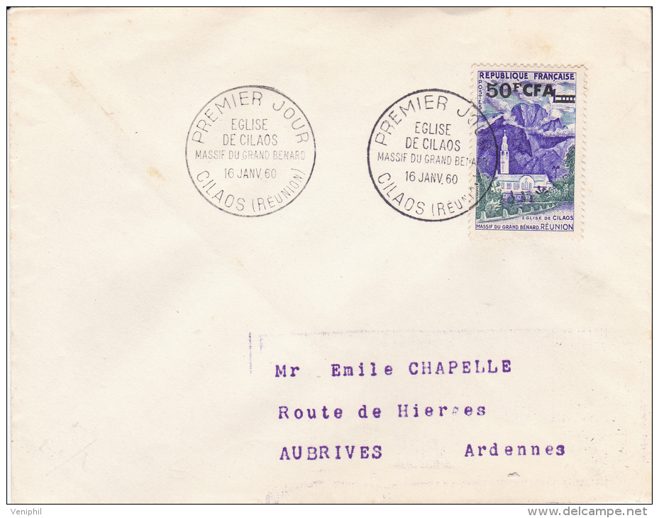 REUNION- LETTRE AFFRANCHIE N° 361 - ANNEE 1960 - Covers & Documents