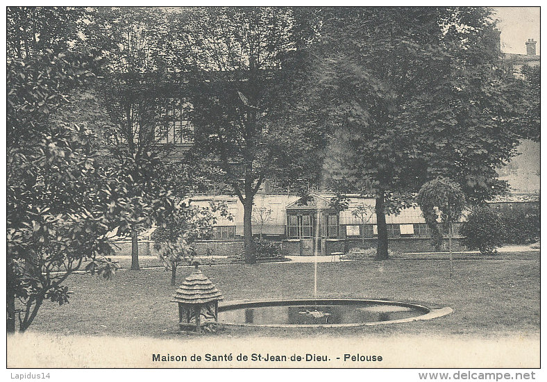 N N 912 / C P A  -- MAISON DE SANTE DE ST JEAN DE DIEU  (75) PELOUSE - Santé, Hôpitaux