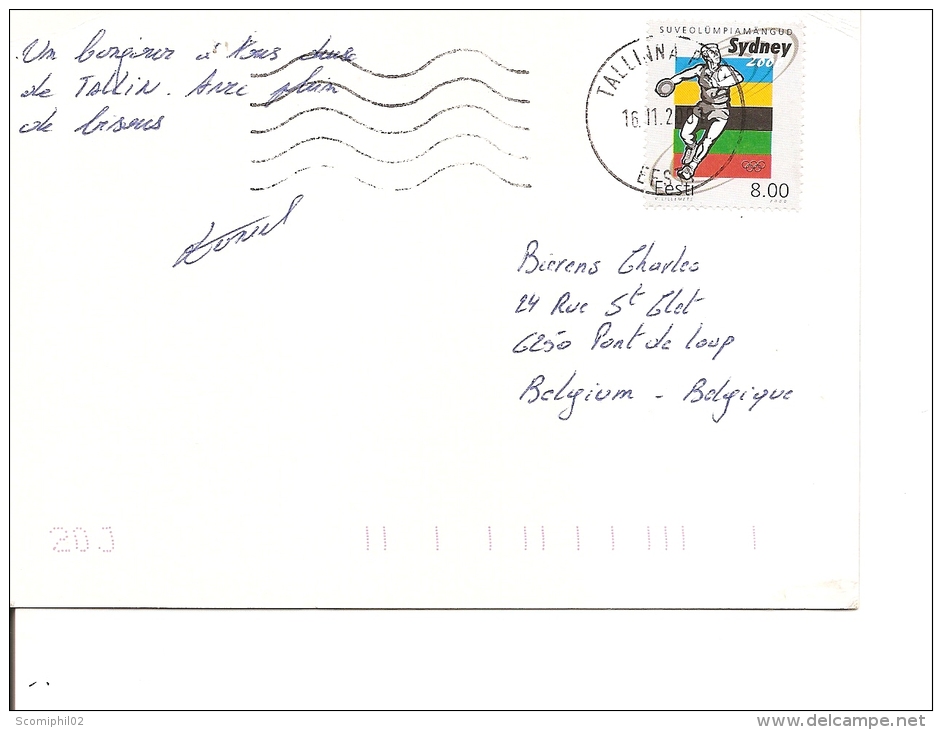 JO De Sydney -2000 ( Carte Postale De Estonie à Voir) - Estate 2000: Sydney