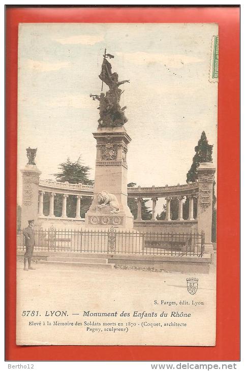 Lyon   Monument  Des Enfants Du Rhone - Kriegerdenkmal
