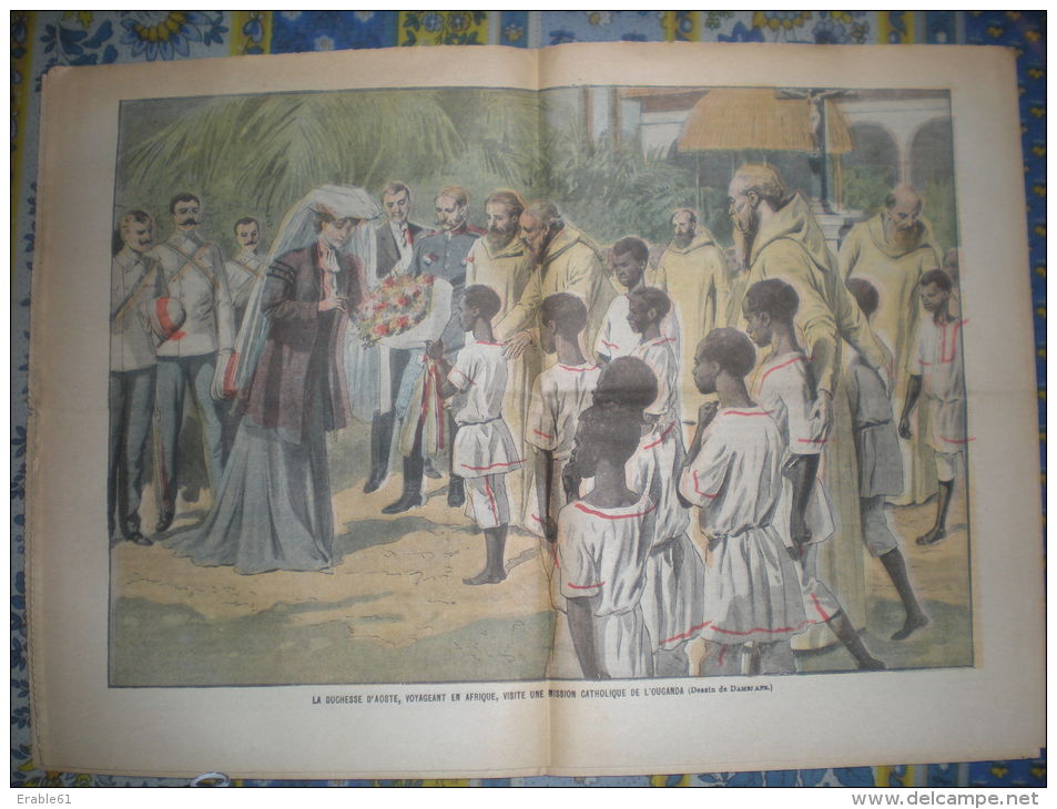 LE PELERIN 12/ 04/ 1903 ESPAGNE SEVILLE CANADA MONTCALM DUCHESSE AOSTE OUGANDA AFRIQUE A LEMOT - 1900 - 1949