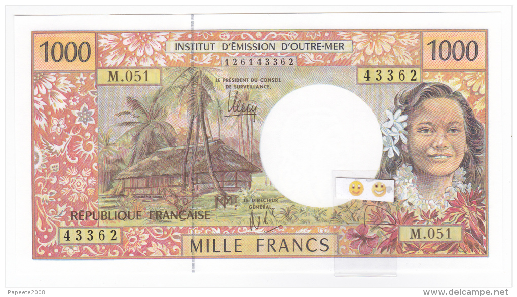 Polynésie Française / Tahiti - 1000 FCFP / M.051 / 2013 / Signatures: De Seze-Noyer-Besse - Neuf / Jamais Circulé - Französisch-Pazifik Gebiete (1992-...)