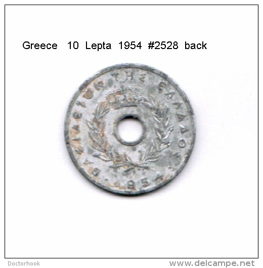 GREECE    10  LEPTA  1954  (KM # 78) - Griechenland