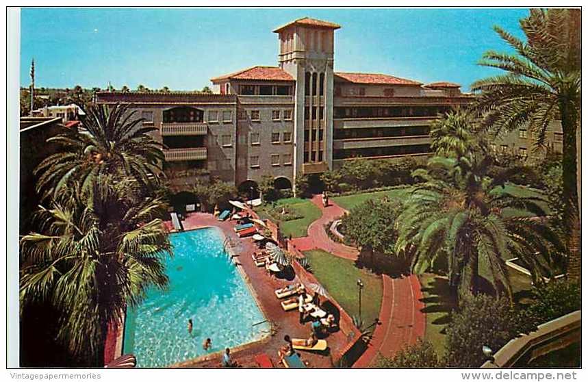 210837-Arizona, Phoenix, Hotel Westward Ho, Swimming Pool - Phönix