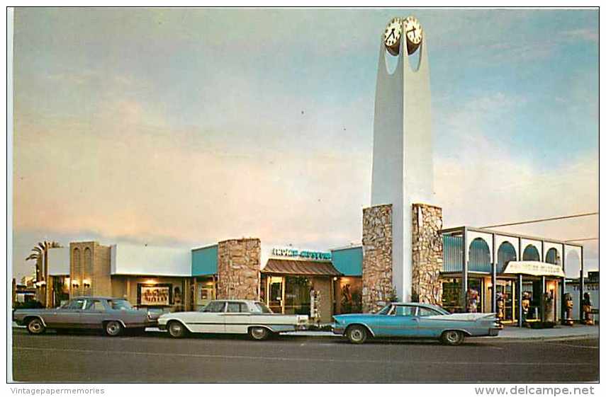 210849-Arizona, Scottsdale, McGee´s Indian Museum, Clock Tower Building, 60s Cars - Scottsdale