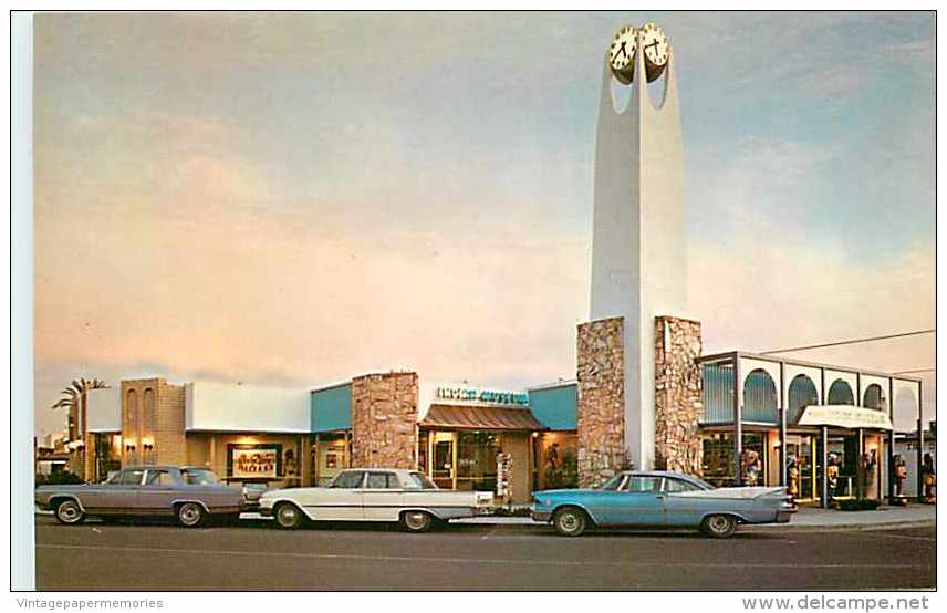 210851-Arizona, Scottsdale, McGee´s Indian Museum, Clock Tower Building, 60s Cars - Scottsdale