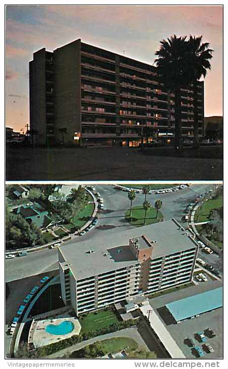 210867-Arizona, Tucson, Redondo Tower, Multi-View, Swimming Pool Aerial View - Tucson