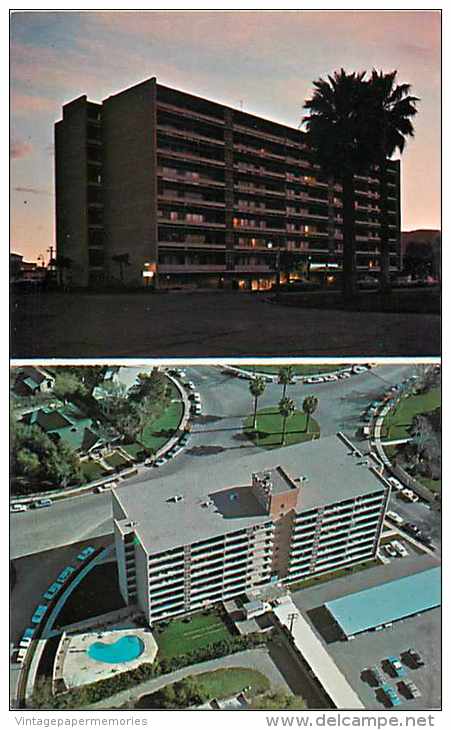 210869-Arizona, Tucson, Redondo Tower, Multi-View, Swimming Pool Aerial View - Tucson