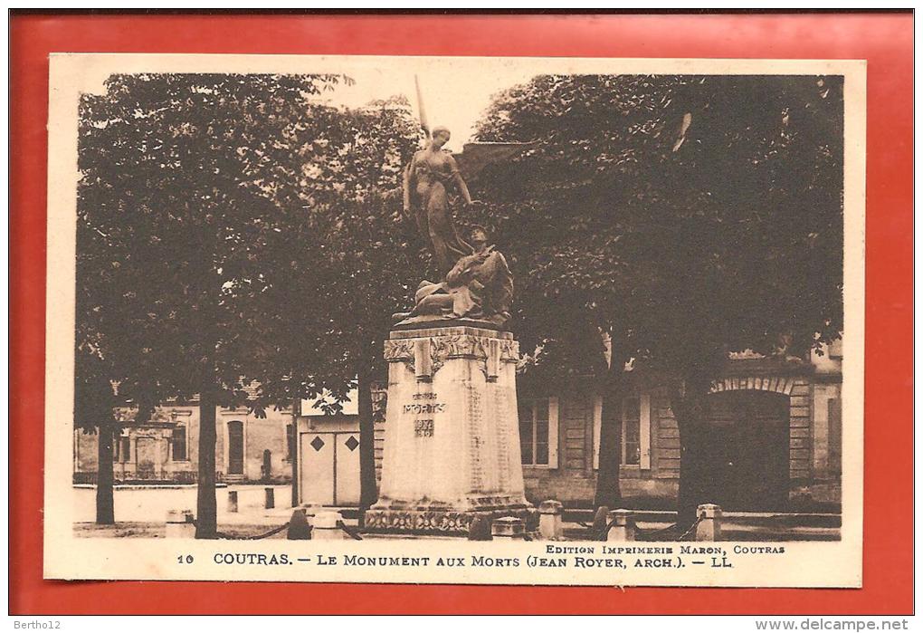 Coutras    Monument Aux Morts - Kriegerdenkmal