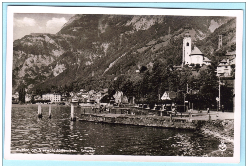 SCHWEIZ SWITZERLAND SUISSE - (KF) - Fluelen Am Vierwaldstättersee  (2 Scan) (5690AK) - Flüelen