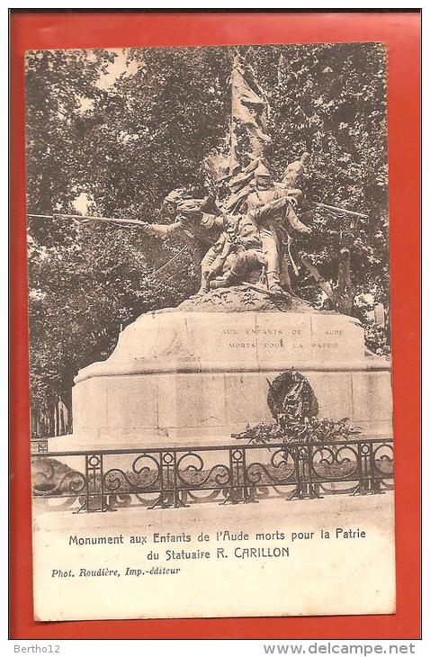 Monument Aux Morts  Des Enfants De L Aude - Monumentos A Los Caídos