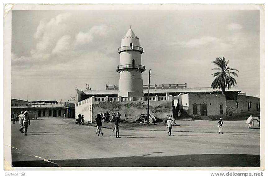 GIBUTI - DJIBOUTI. LA MOSCHEA AHMOUDI. CARTOLINA DEL 1937 - Djibouti