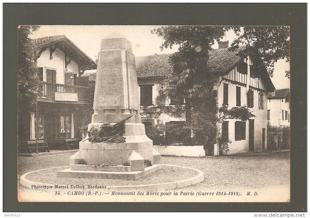 Cambo   Monument Aux Morts - War Memorials