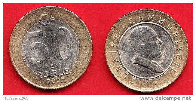 Turquie, 50 Nouveaux Kurus2005 (ref 129) - Turkey