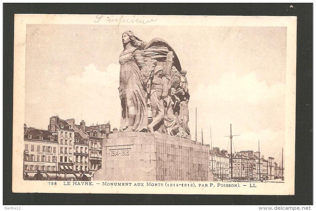 Le Havre  Monument Aux Morts - Monuments Aux Morts