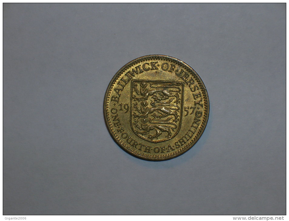 Jersey 1/4 Shilling 1957 (5094) - Jersey