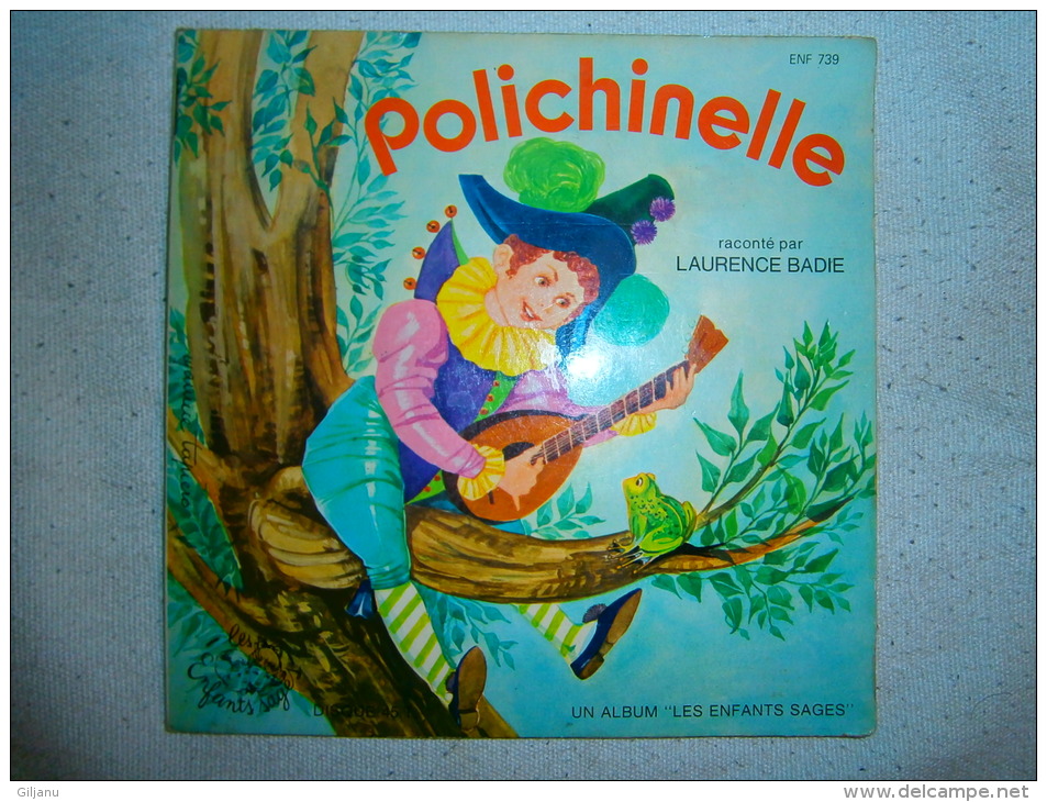 45 T   LIVRE DISQUE   POLICHINELLE - Children