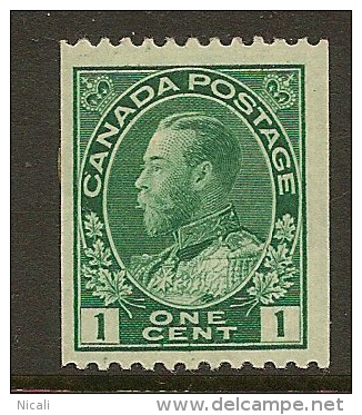 CANADA 1912 KGV 1c Coil P12 X Imp SG 217 HM #GK2 - Ungebraucht