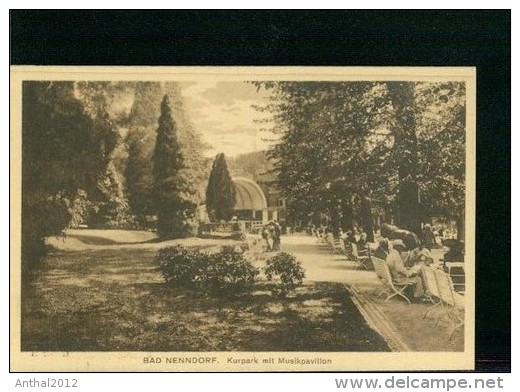 Bad Nenndorf Gartenwirtschaft Musikpavillon Kurpark Sw Um 1925 - Bad Nenndorf