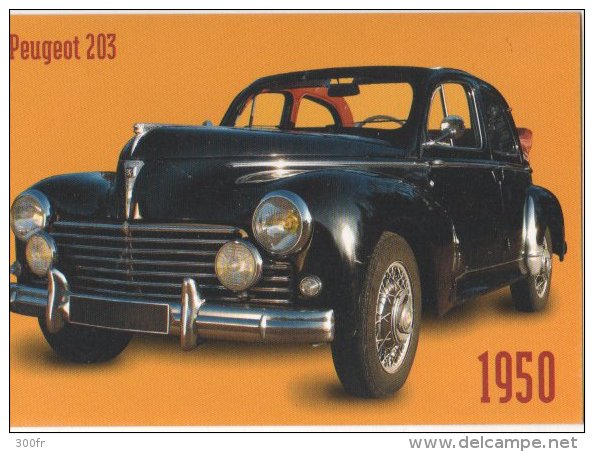 France - CP Peugeot 203 1950 - Autres & Non Classés