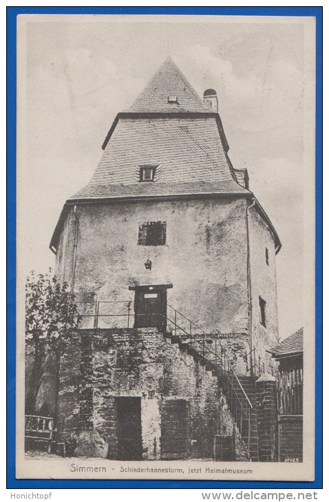 Deutschland; Simmern; Schinderhannesturm; 1929 - Simmern