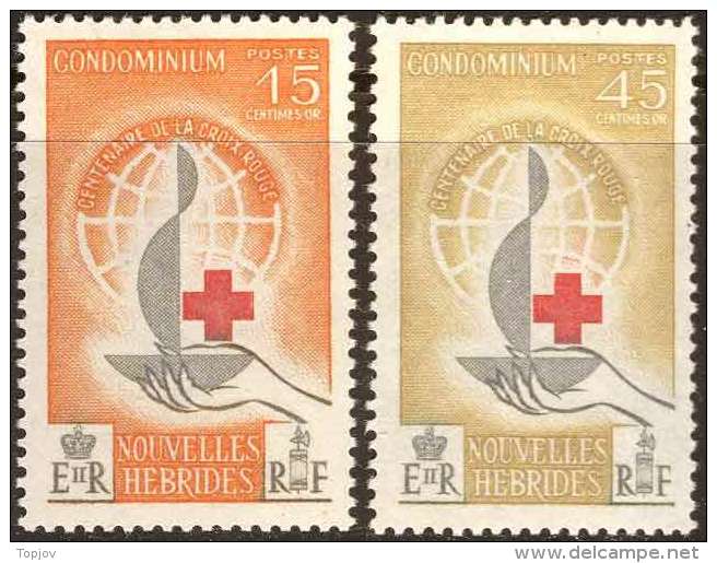 NOUVEL. HEBRIDES - FRANCE - RED CROSS - **MNH -1963 - Unused Stamps