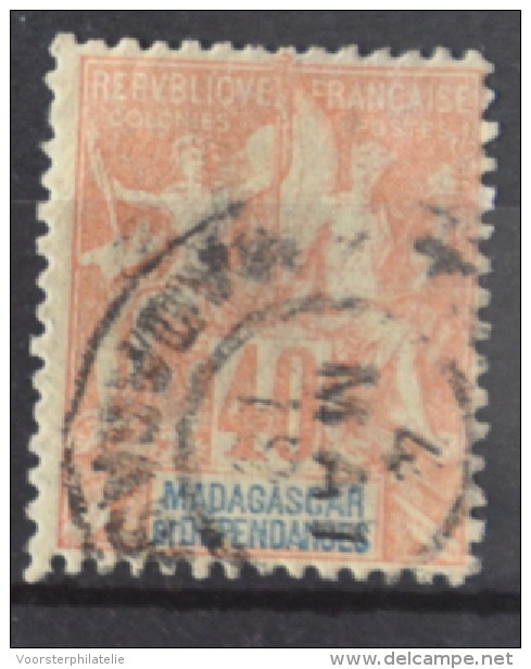 P 250 ++ MADAGASCAR 1896  CANCELLED USED - Madagascar (1960-...)