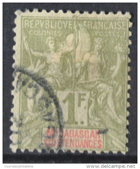 P 250 ++ MADAGASCAR 1896  CANCELLED USED - Madagaskar (1960-...)