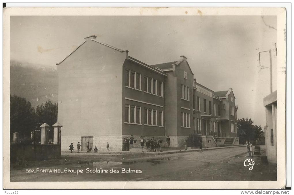 CPSM - - - - - Fontaine - Groupe Scolaire Des Balmes - Autres & Non Classés