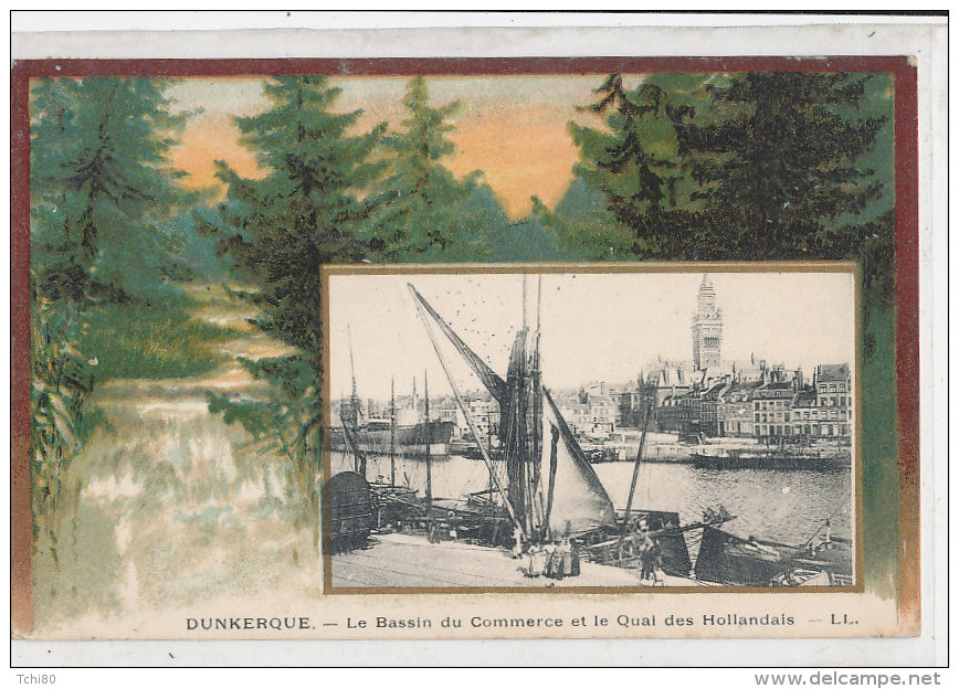 DUNKERQUE  Le Bassin Du Commerce Et Le Quai Des Hollandais - Dunkerque