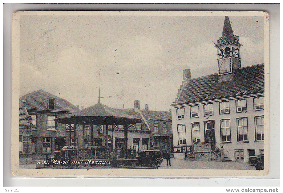 NL - ZEELAND - AXEL, Markt Met Stadhuis - Axel