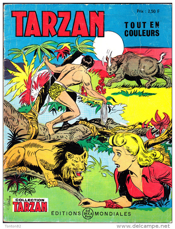 Tarzan - N° 59 - Éditions Mondiales / Del DUCA - ( 1973 ) - Tarzan