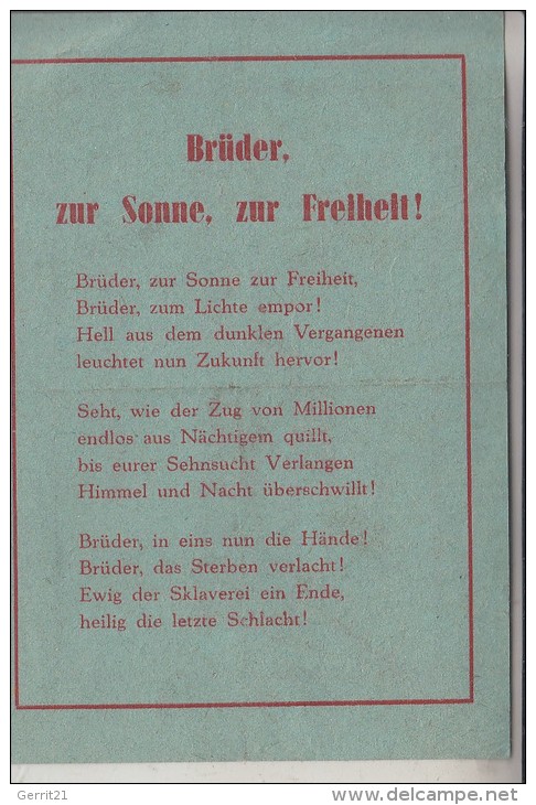 2200 ELMSHORN, Teilnehmerausweis Maifeier 1947 - Elmshorn