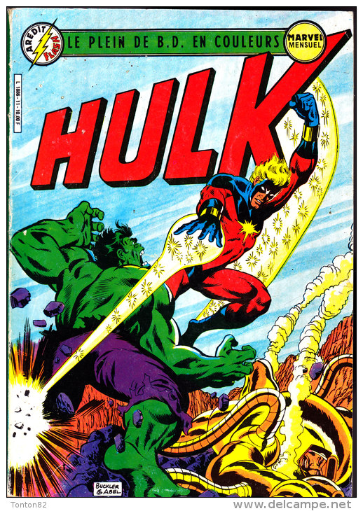 HULK N° 11 - Artima Flash / Marvel - ( 1981 ) . - Hulk