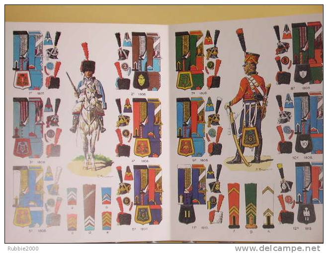 HUSSARD 1804 1812 UNIFORME ARMEMENT EQUIPEMENT PAR ROUSSELOT EMPIRE SHAKO SABRE SABRETACHE DOLMAN GALON DE GRADE - Uniform