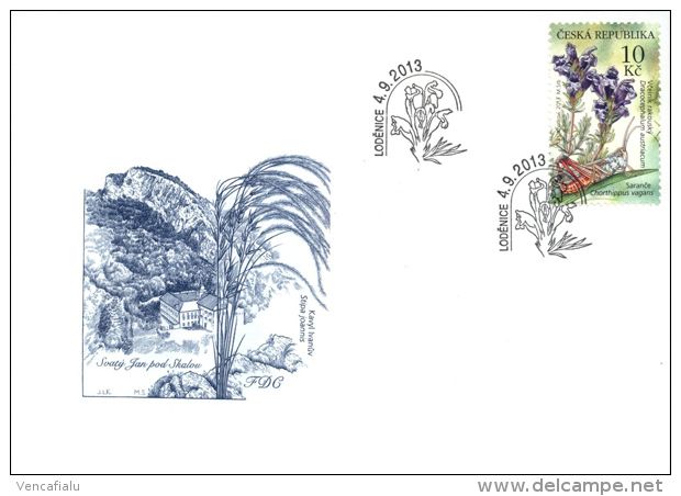 Year 2013 - Region Karlstejnsko, Set Of 4 FDC´s - FDC