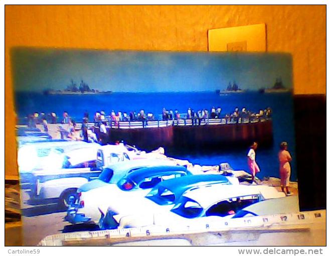 LONG BEACH CALIFORNIA  AUTO CAR  NAVE SHIP  WARSHIP VB1964 EG907 - Long Beach