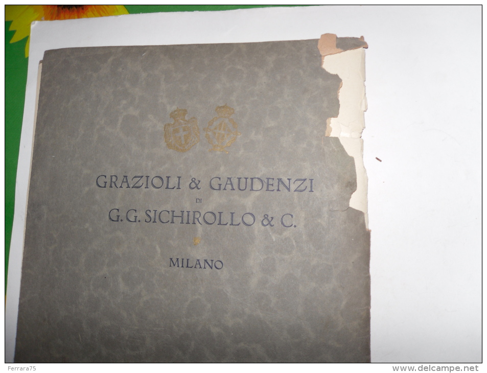 GRAZIOLI & GAUDENZI MOBILI STOFFE E DECORAZIONI NELLO STILE DI TUTTE LE EPOCHE 1925