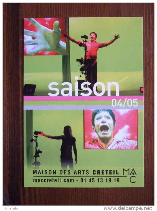 Maison Des Arts Creteil Camera Carte Postale - Advertising