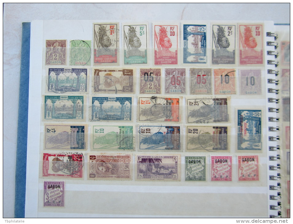 VEND LOT DE TIMBRES DU GABON !!!! - Andere & Zonder Classificatie