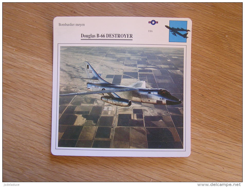DOUGLAS B-66 Destroyer  Bombardier Moyen  USA  FICHE AVION Avec Description    Aircraft Aviation - Vliegtuigen