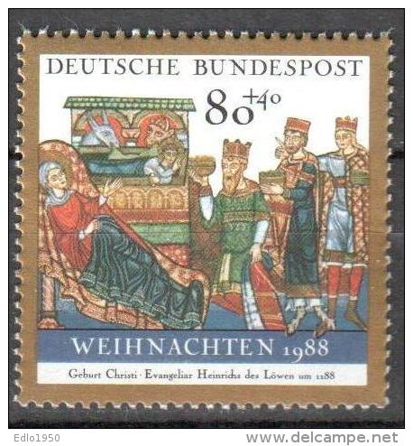 Germany BRD 1988 Christmas Art Religions Michel 1396 MNH (**). - Nuovi