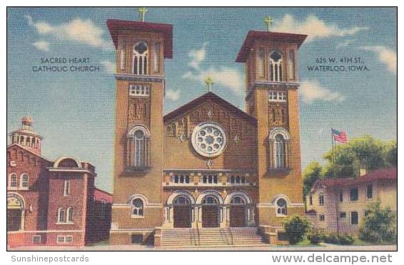 Iowa Waterloo Sacred Heart Catholic Church - Waterloo